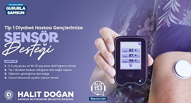 Samsun Büyükşehir’den Diyabet Hastası Gençlere Destek