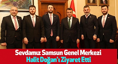 Sevdamız Samsun Genel Merkezi Halit Doğan'ı Ziyaret Etti