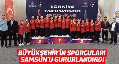 Büyükşehir’in Sporcuları Samsun’u Gururlandırdı