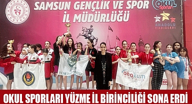 Okul Sporları Yüzme İl Birinciliği sona erdi