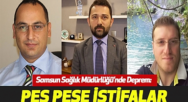 Samsun Sağlık Müdürlüğü’nde Deprem