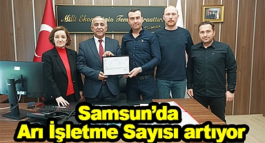 Samsun’da Arı İşletme Sayısı artıyor