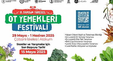 Samsun Ot Yemekleri Festivali İçin Başvurular Başladı