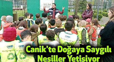 Canik'te Doğaya Saygılı Nesiller Yetişiyor