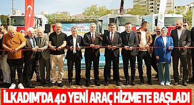 ilkadım'da 40 yeni araç hizmete başladı