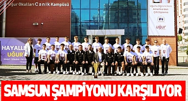 Samsun Şampiyonu Karşılıyor
