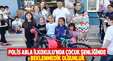 Polis Abla İlkokulu’nda Çocuk Şenliğinde beklenmedik olgunluk