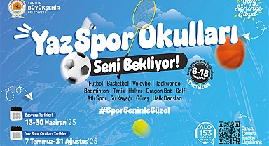 Yaz Spor Okulları’na Başvurular Başladı
