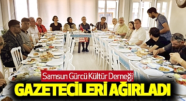 Samsun Gürcü Kültür Derneği gazetecileri ağırladı
