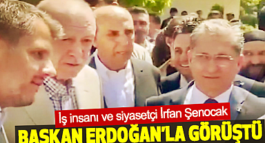İş insanı ve siyasetçi İrfan Şenocak Başkan Erdoğan'la Görüştü