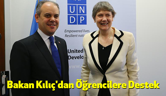 Bakan Kılıç'dan Öğrencilere Destek