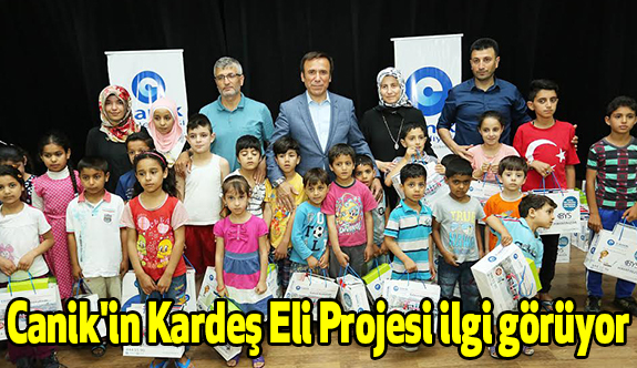 Canik'in Kardeş Eli Projesi ilgi görüyor