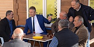 Başkan Topaloğlu Taksici Esnafı Ziyaret Etti.