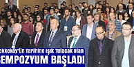 Tekkeköy’ün tarihine ışık tutacak olan Sempozyum başladı