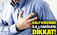 Kalp Krizinde İlk Beş Dakikaya Dikkat! (Kalp Krizi Belirtileri nelerdir)