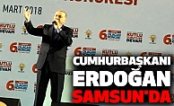 Cumhurbaşkanı Erdoğan Samsun'da