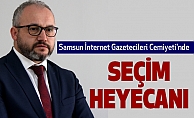 Samsun İnternet Gazetecileri Cemiyeti'nde Seçim Heyecanı