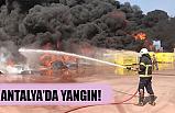 Antalya'da Fabrika'da Yangın