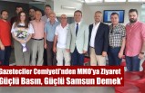 Gazeteciler Cemiyeti'nden MMO'ya ziyaret
