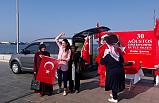 Büyükşehir Belediyesi Samsunlulara Türk Bayrağı Hediye Etti!