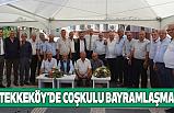 Tekkeköy’de Coşkulu Bayramlaşma
