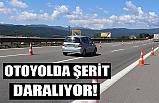 Otoyolda Şerit Daralıyor!
