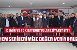 Demir ve Tok Bayburtlular Derneğini Ziyaret Etti