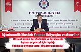 Öğretmenlik Meslek Kanunu İhtiyaçlar ve Önerilerimiz