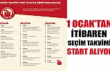 Seçim Takvimi Yeni Yılın İlk Günü Başlayacak