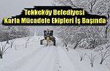 Tekkeköy'de Karla Mücadele