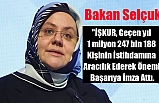 Bakan Selçuk İŞKUR'un İstihdam Rakamlarını Açıkladı