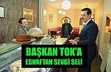 Esnaf'tan Başkan Tok'a süpriz karşılama