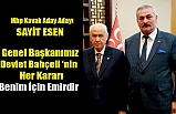 MHP Kavak Belediye Başkan Aday Adayı Sayit Esen 'den açıklama