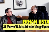 Erhan Usta Bafra'da pazar ve hal esnafınıyla buluştu