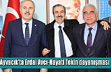 Ayvacık’ta Erdal Avcı-Hayati Tekin dayanışması