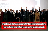 Bafra'da CHP Aday Tanıtım Toplantısı