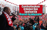 Cumhurbaşkanı Erdoğan'dan Samsun'da Önemli Açıklamalar