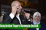 Gençlerden Togar’a Konvoylu Destek
