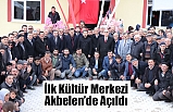 İlk Kültür Merkezi Akbelen’de Açıldı