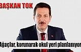 Tok, “Ağaçlar, korunarak okul yeri planlanıyor”