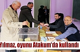 Yılmaz, oyunu Atakum'da kullandı