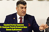 Saadet Partisi Samsun İl Başkanı Temel Armutçu Basın Açıklaması