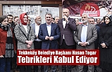 Tekkeköy Belediye Başkanı Hasan Togar Tebrikleri Kabul Ediyor