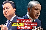 Ali Babacan Yeni Parti İddialarına Cevap Verdi