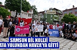 Samsun Bil Koleji Öğrencileri Kurtuluş Yolundan Havza'ya Gittiler