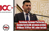 Sevdamız Samsun Platformu, 19 Mayıs 1919’un 100. yılını kutladı