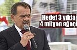Başkan Mustafa Demir: Hedef 3 yılda 4 milyon ağaç!