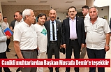Canikli muhtarlardan Başkan Mustafa Demir'e teşekkür