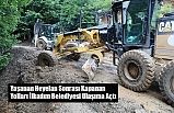 Yaşanan Heyelan Sonrası Kapanan Yolları İlkadım Belediyesi Ulaşıma Açtı