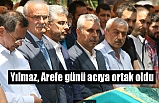 Yılmaz, Arefe günü acıya ortak oldu